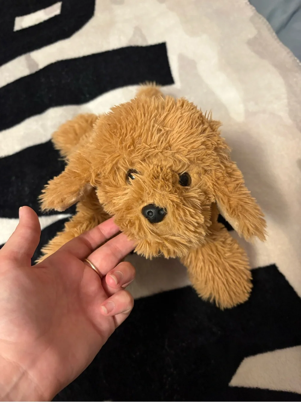 FAO Schwarz Plush Brown Floppy Dog Toy